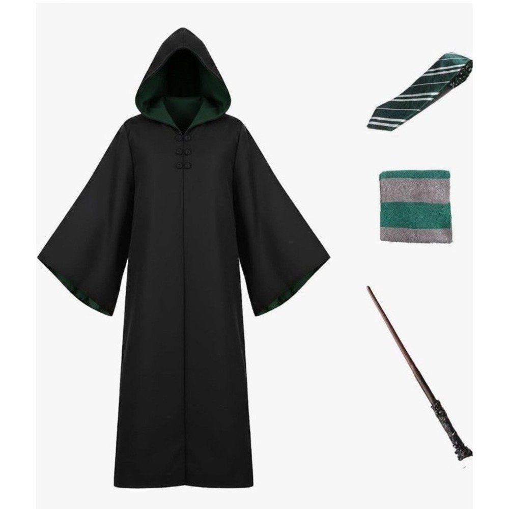 Halloween Wizard Magician Costume Size XL Cloak Harry Potter Gryffindor  NEW